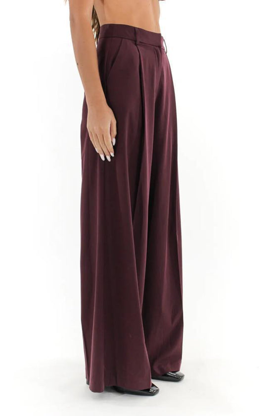Conj Top Minimalista Evasê + Calça Palazzo IMPERIAL