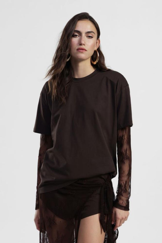 T-shirt Mangas Renda DIXIE