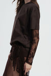T-shirt Mangas Renda DIXIE