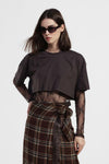 T-Shirt Cropped Renda DIXIE