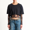 T-Shirt Cropped Renda DIXIE