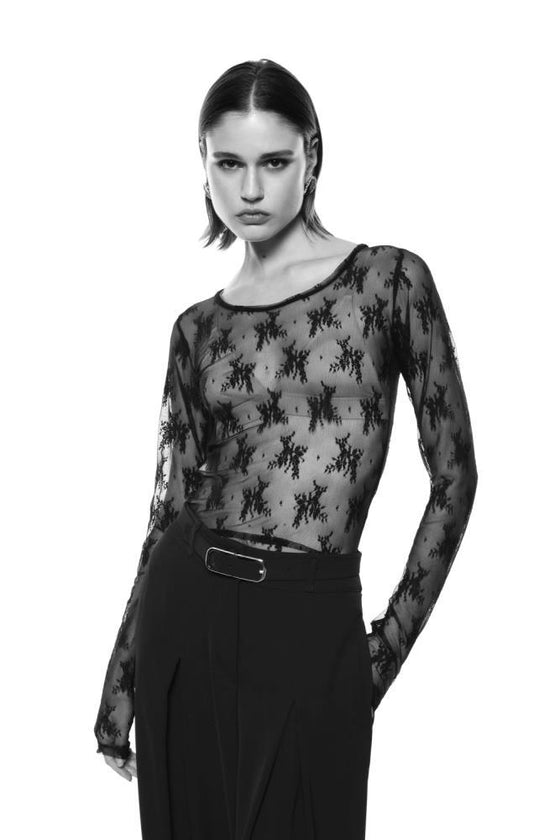 Camisola Renda Transparente IMPERIAL