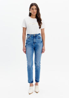  Calça Jeans Luna Mom LANÇA PERFUME