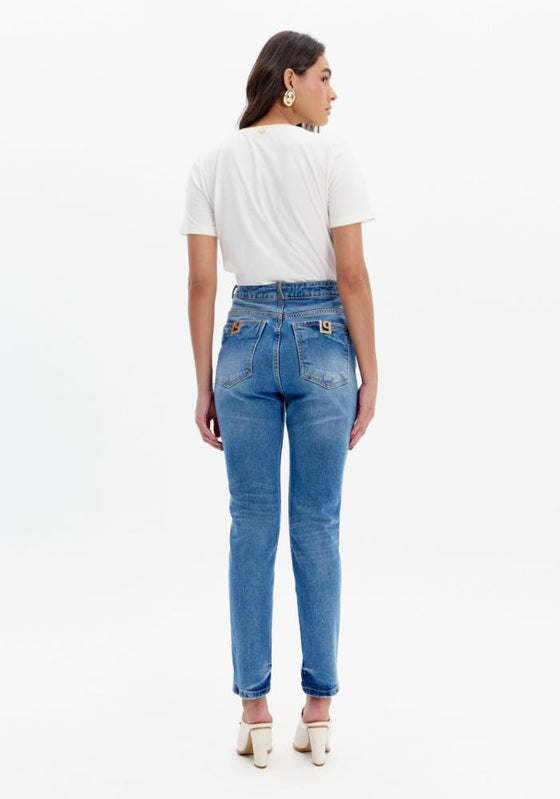 Calça Jeans Luna Mom LANÇA PERFUME