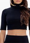 Camisola Cropped  Manga Curta LANÇA PERFUME