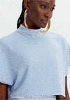 Blusa Cropped Cristais LANÇA PERFUME