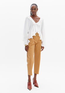  Blusa com Folhos LANÇA PERFUME