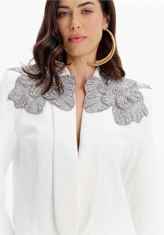 Blazer Alfaiataria C/ Aplicação LANÇA PERFUME
