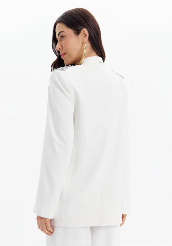 Blazer Alfaiataria C/ Aplicação LANÇA PERFUME