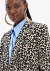 Blazer Over Animal Print LANÇA PERFUME