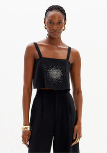  Top Cropped Brilhos LANÇA PERFUME