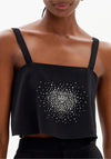Top Cropped Brilhos LANÇA PERFUME