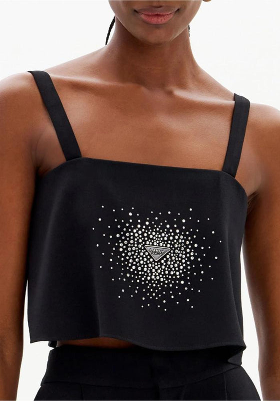 Top Cropped Brilhos LANÇA PERFUME