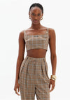 Top Cropped Xadrez LANÇA PERFUME