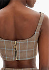 Top Cropped Xadrez LANÇA PERFUME