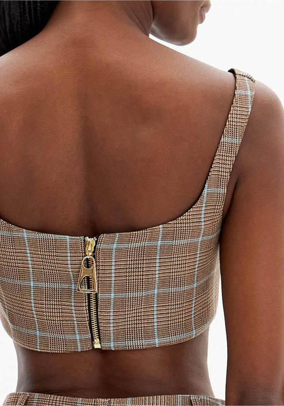 Top Cropped Xadrez LANÇA PERFUME