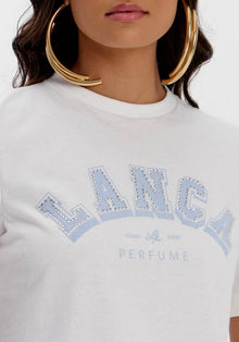  T-shirt  Estampa e Aplicações LANÇA PERFUME