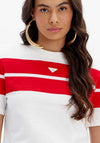 T-shirt Risca com Ombro LANÇA PERFUME