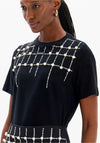 T-shirt  Aplicações Pérolas LANÇA PERFUME