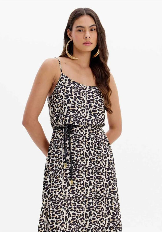 Vestido Sleep Animal Print LANÇA PERFUME