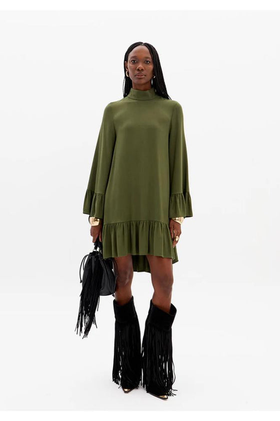 Vestido com Folho LANÇA PERFUME