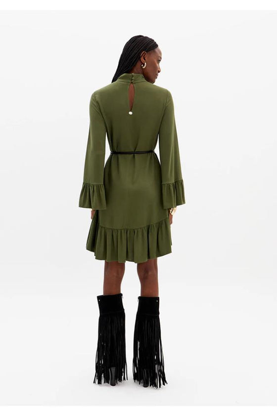 Vestido com Folho LANÇA PERFUME