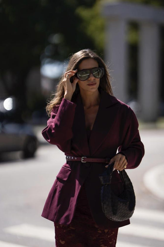 Blazer Estruturado c/ Cinto SAHOCO