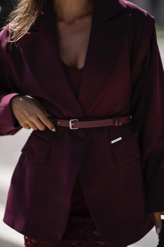 Blazer Estruturado c/ Cinto SAHOCO