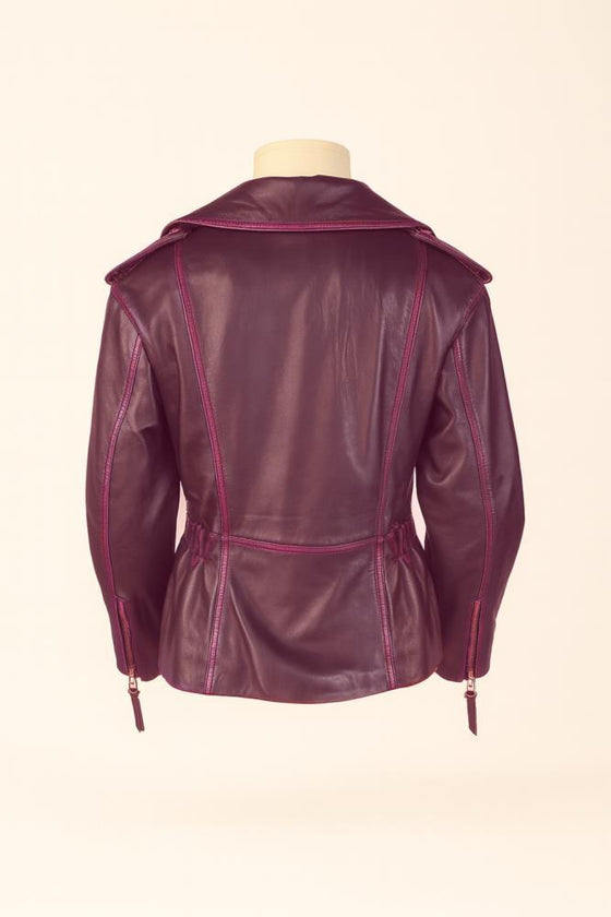 Casaco Biker em Pele SAHOCO