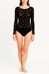 Body Semi Transparente Renda SAHOCO