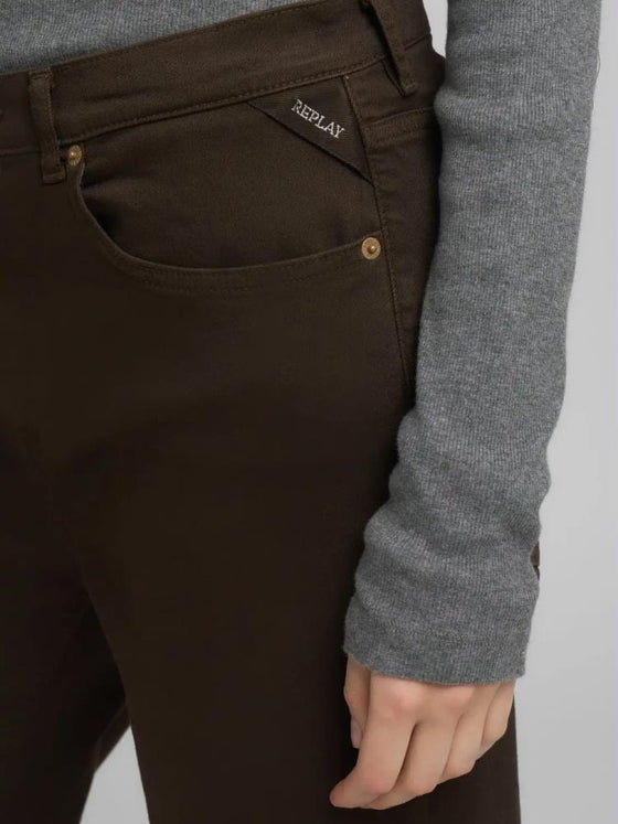 Calça BROWN MELJA RELAXED-FIT REPLAY