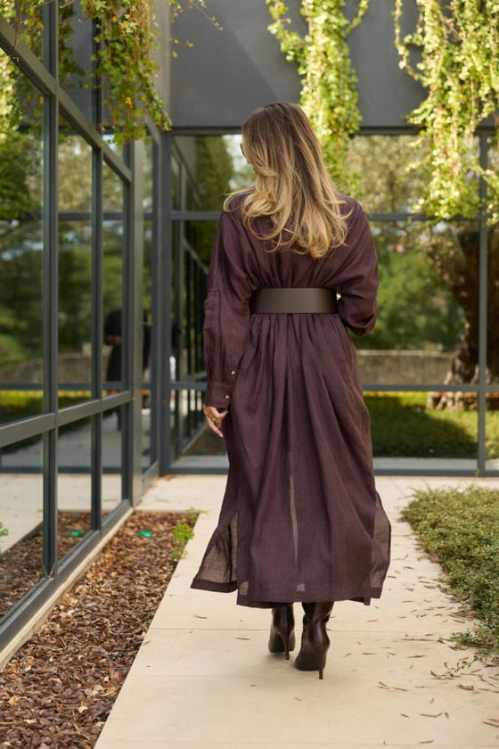 Vestido Camiseiro Maxi SWALLOW