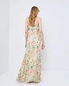 Vestido Longo Floral Folhos ACCESS