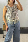 Top Crop Studs e Franjas BSB