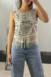 Top Crop Studs e Franjas BSB