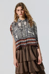 Camisa Crop Tribal Linho BSB