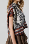 Camisa Crop Tribal Linho BSB