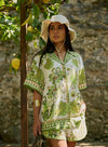 Camisa Linho Estampada COLCCI