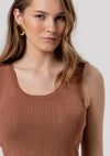 Top Malha Strass FRACOMINA