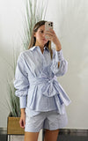 Camisa Riscas com Faixa FRACOMINA