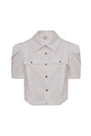 Camisa Cropped Popeline FRACOMINA