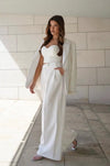 Calças Palazzo Low Waist FRACOMINA