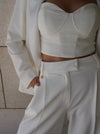 Calças Palazzo Low Waist FRACOMINA