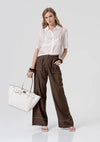 Calças Wide Leg Bolsos FRACOMINA