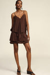 Vestido Curto Folhos DIXIE