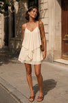 Vestido Curto Folhos DIXIE