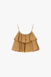 Top Cropped com Folhos PLEASE