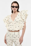 Top Cropped Balloon Bolinhas IMPERIAL