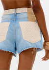 Calções Jeans Relaxed Com Crochê LANÇA PERFUME