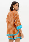 Camisa Over Riscas DUO LANÇA PERFUME